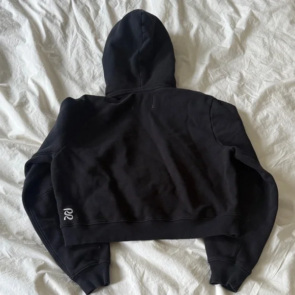 Bandit Black Cropped Hoodie Sweater - Women - Picture 4 of 5